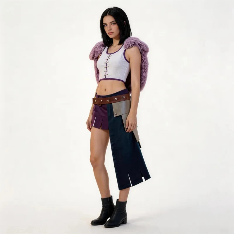 

Nico Robin Cosplay Costume Purple Set Anime Character Halloween Masquerade Performance Clothing for Adult Women hf5]]