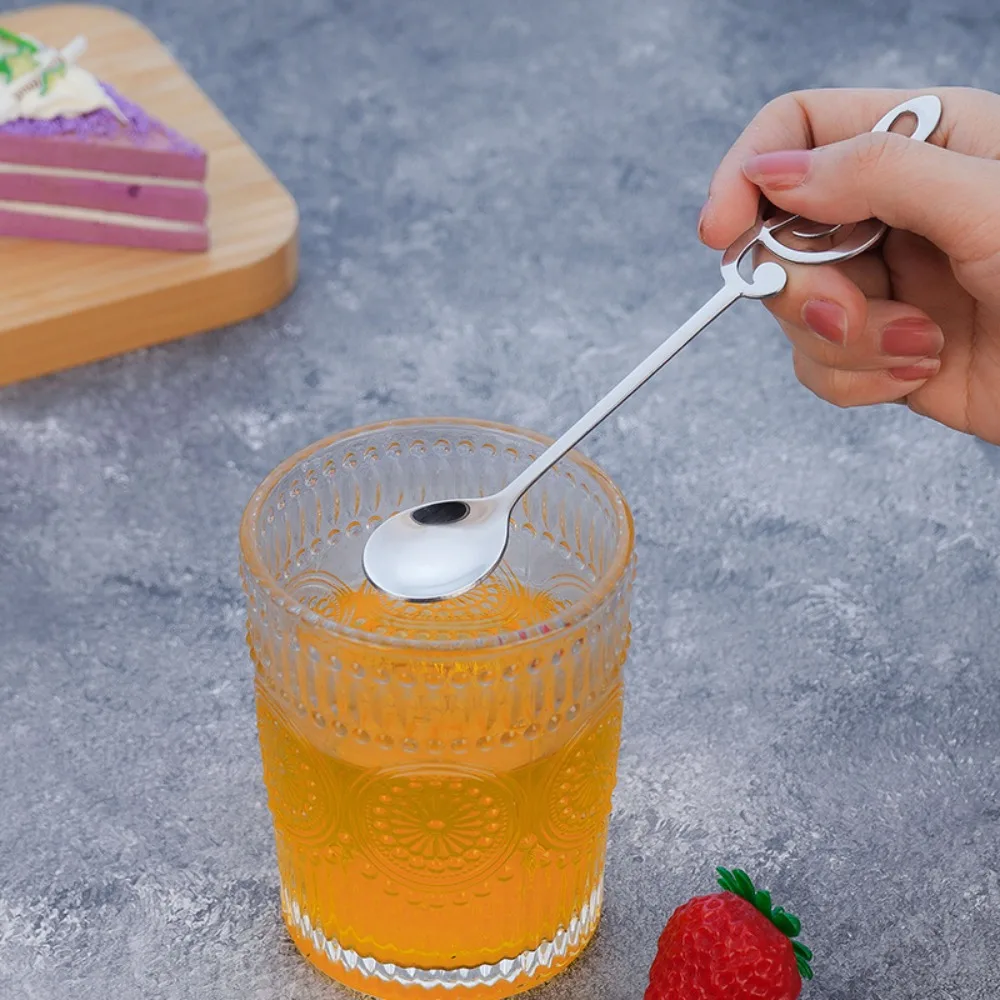 

Creative Scoop Stainless Steel Watermelon Ice Cream Coffee Spoon Tip Quadrate Shovel Scoops Kitchen Restaurant Party Supplies