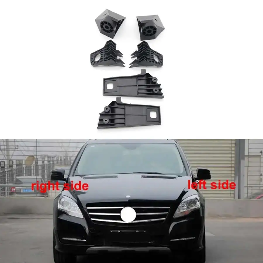 

For Benz R-class W251 R280 R300 2009-2017 Replacement Headlight Repair Kit Repair Claws Plastic Fixed Corners Black Light Stand