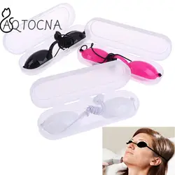 Full Shading Safety Eyepatch Glasses Adjustable Laser Light Safety Protection Goggles For Tattoo Photon Beauty Clinic Patient