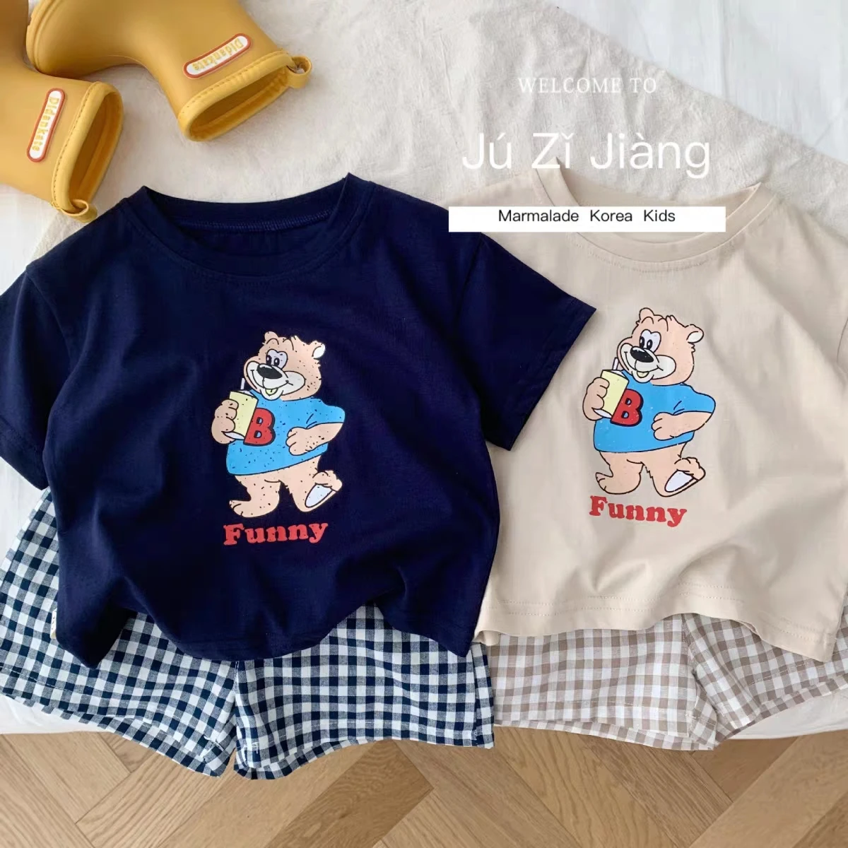 0 1 3 5year Old Boys Clothes Suit Summer Cartoon Short Sleeve Tees Shorts Two Piece Set Toddler Costume Kids Tracksuit Casual