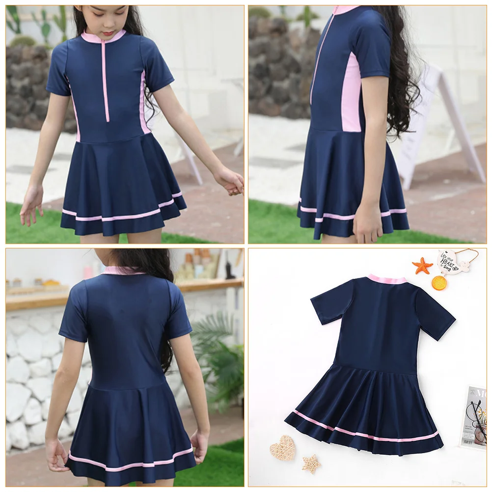 

1Pcs Swimsuit Soft Lightweight Long-Lasting Stitching Contrast Safe Bodyshorts Design Easy to Wear Summer Swimwear