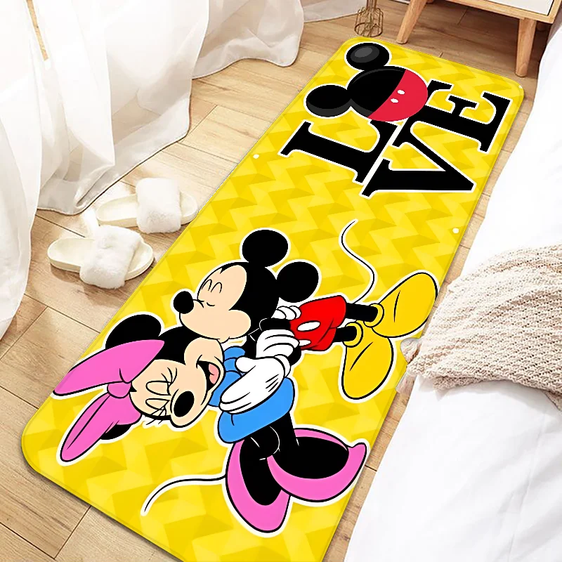 

Cute Cartoon Mickeies Mouse Door Mat Entrance Non-slip Washable Kitchen Carpet Living Room Hallway Rugs Bathroom Bath Door Mats