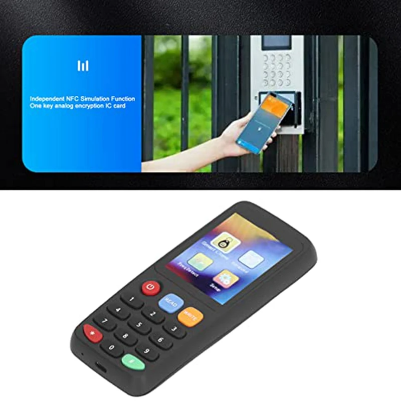 X7 NFC Card Reader, RFID Card Copier Duplicator For IC ID Card, Smart Card RFID Copier ID IC Color Screen Durable Set 1