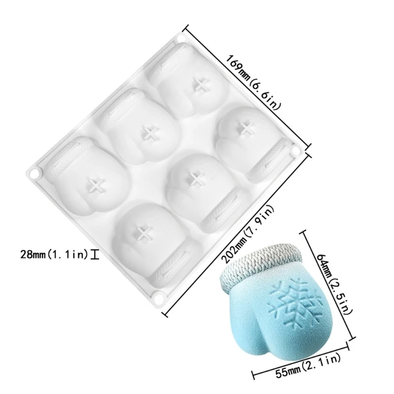 Lễ Hội Khuôn Nướng Bánh Silicon Khuôn Silicon Bông Tuyết Chủ Đề Giáng Sinh Để Làm Bánh Sáng Tạo Và Làm Sô Cô