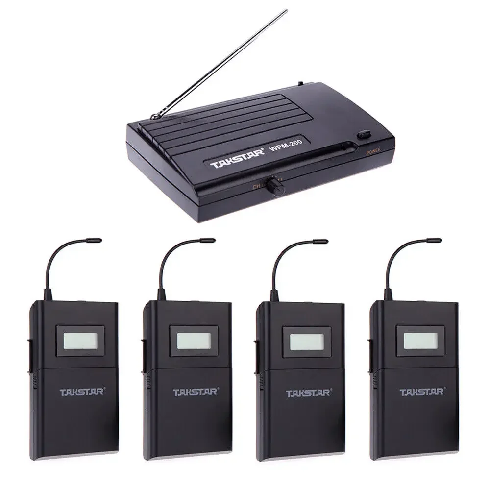 

z in ear monitor system Wireless stage return 1 transmitter + 4 bodypacks