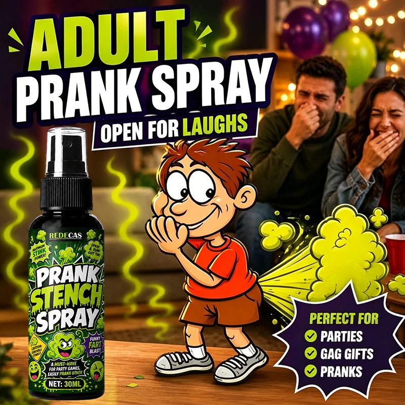 Long Lasting Stink Prank Spray, Horrible Odor, Halloween & April Fool Party Novelty Gag Prop