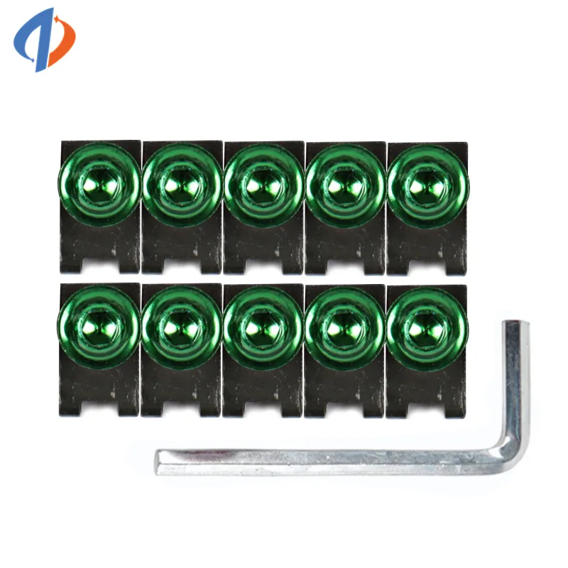 For KAWASAKI Z900 Z750 Z1000 Z650 Z800 Z400 Z1000SX 5mm Motorcycle Fairing Bolts Spire Speed Fastener Clips Screw Spring Nuts