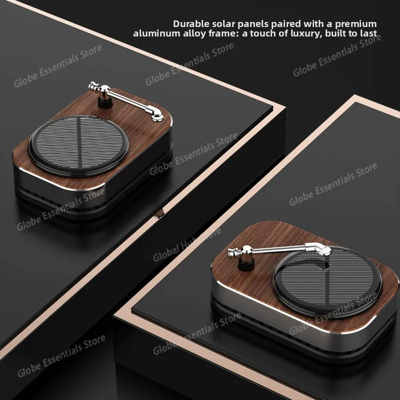 

Автомобильная ароматерапия, креативный солнечный ретро-плеер, автомобильный парфюм, растительное эфирное масло, автомобильные украшения, ароматерапевтический орнамент