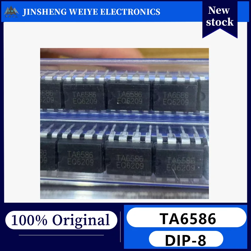 (10/50 Pieces) TA6586 DIP-8 DC Bidirectional Motor Driver Chip, Brand New, Original, In Stock. Electronic IC.