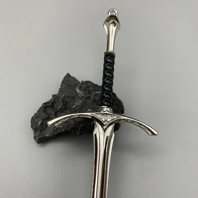 22 cm Glamdring-Schwert Der Herr von Gandalf LOTR die Ringe Filmperipheriegeräte 1:6 Mittelalterliche Waffenmodelle aus Metall Heimdekoration Spielzeug Junge Dropshipping Großhandel Heißer Verkauf Geschenke Neuankömmli