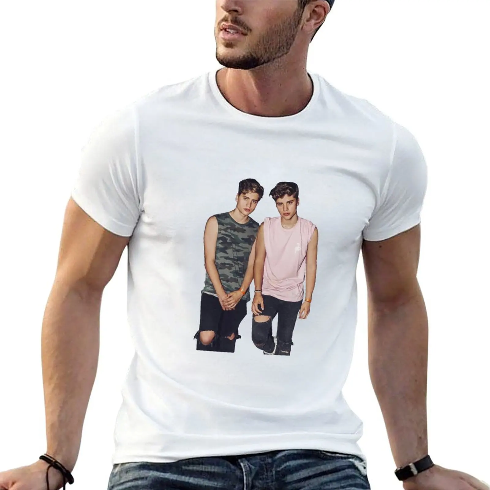 Camiseta Martinez Twins Ivan Emilio, camiseta de algodón para hombre, camisetas de anime, camiseta oversize para hombre, camiseta lisa