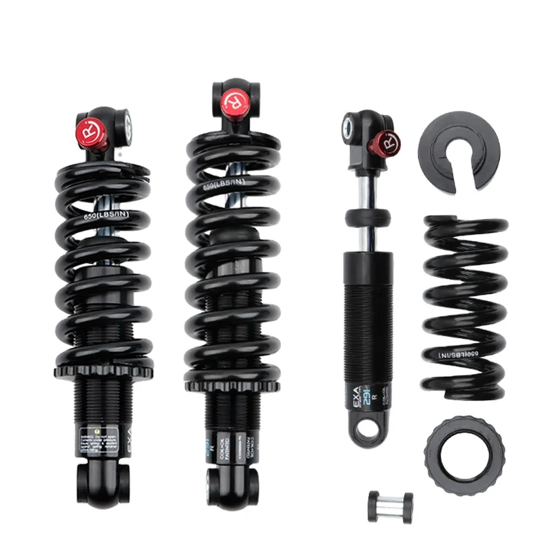 

KS Bicycle Rear Shock Absorber Hydraulic Spring Damping Adjustable 125/150/165/190mm Mountain Bike Soft Tail Shock Absorber