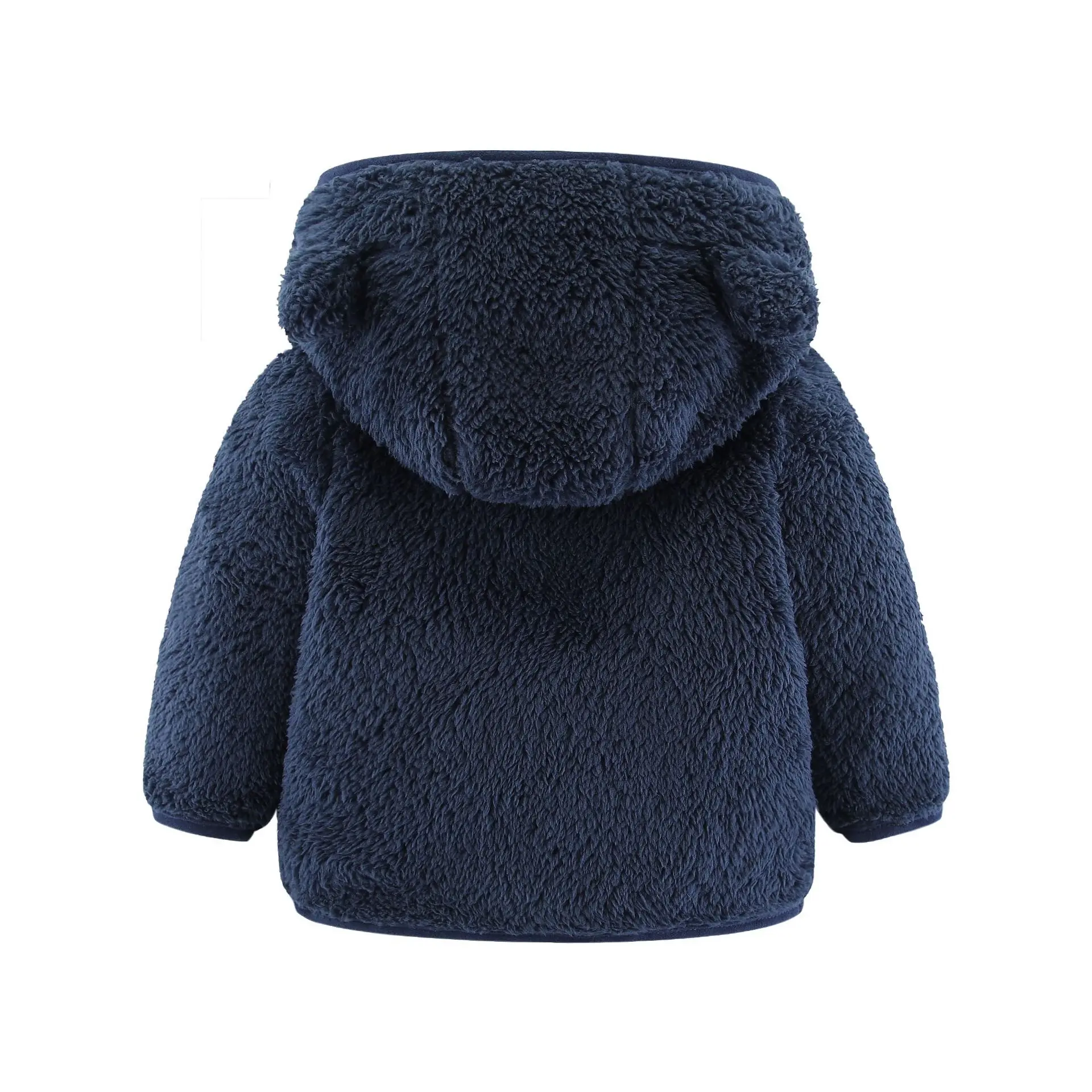 Frühling und Herbst Kinder Fleece Mantel Baby Bär Ohren Langarm Warme Jacke 0-3 Jahre Alte Kind Kleidung – Detail 12