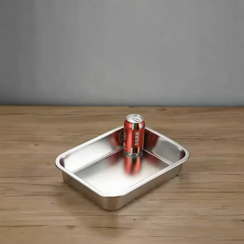 Teglia Rettangolare in Acciaio - Kitchen Baking Pan Storage recensione e prezzo