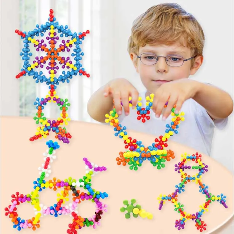 

3D Three-dimensional Rotating Plum Blocks Children's Fun Assembled Plum Blocks Enlightenment Early Education Puzzle Toys