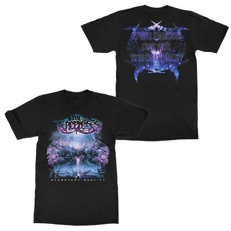 2025 الصيف LORNA SHORE الفرقة الذهب الأسود الظلام روك مطبوعة القطن الرجال والنساء تي شيرت عالية الجودة تي شيرتات قصيرة الاكمام #5