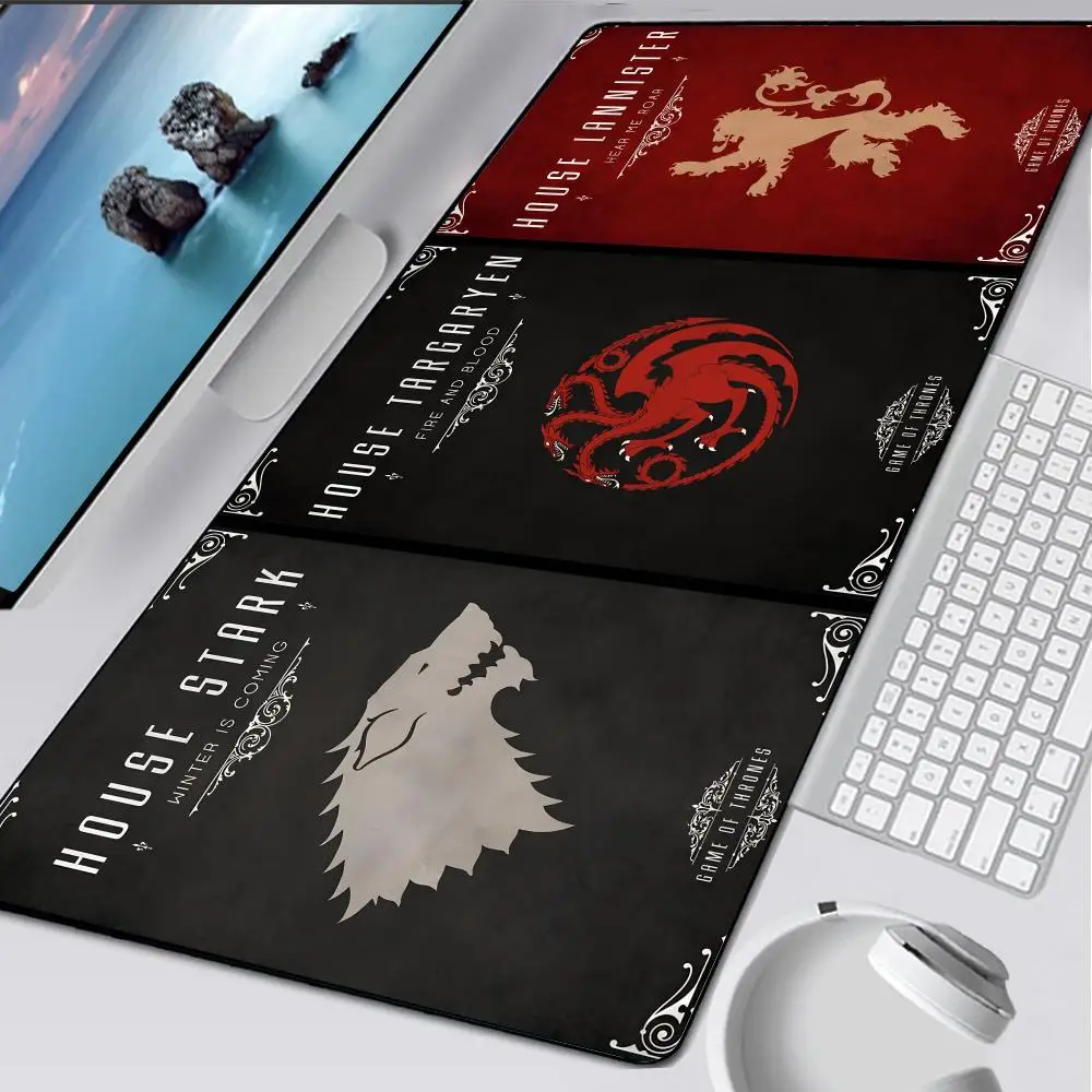 لوحة ماوس Game Of T-Thrones، حصيرة مطاطية للكمبيوتر المحمول Xxl، ملحقات ألعاب طاولة الكمبيوتر المحمول