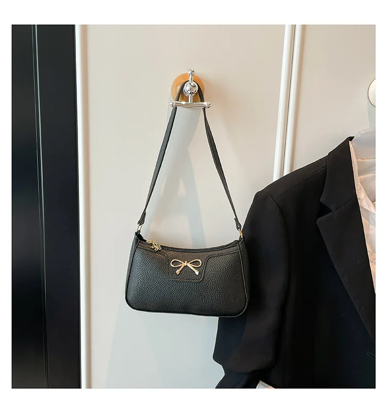 Neu eingetroffene Damen-Umhängetasche mit Schleifendesign, modische, individuelle Pendeltasche – Detail 22