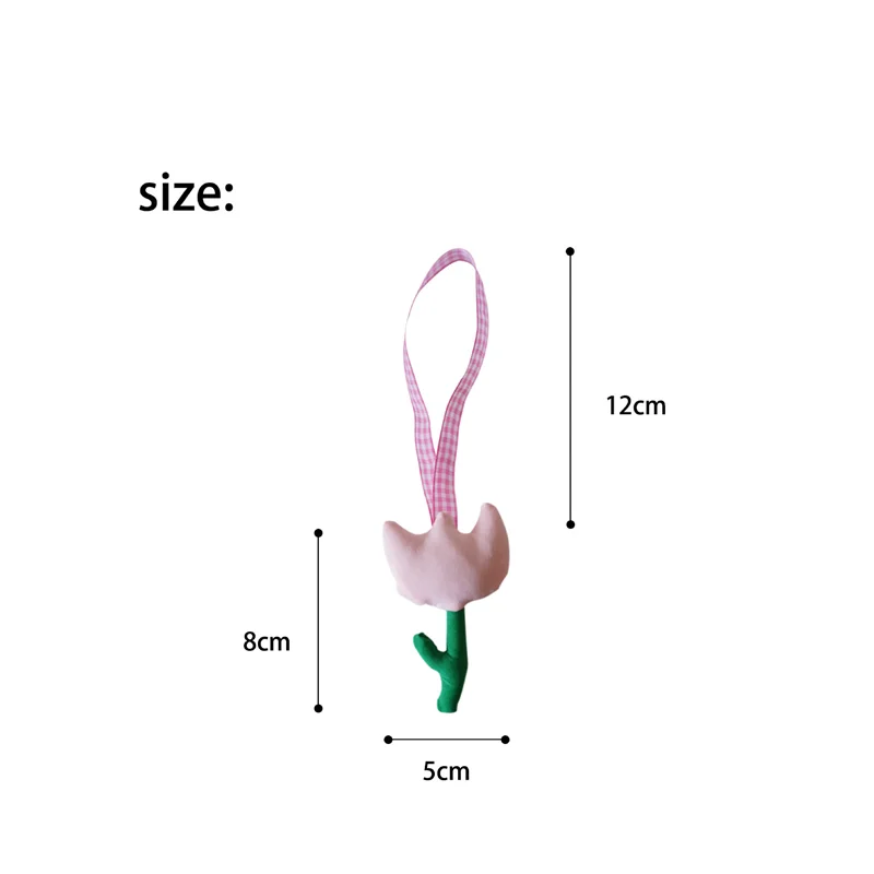 Bag Accessories Decorate Flowers Keychain Cute Chain Premium School Bag Pendant Girl Heart Multifunctional Key Ring Teacher Gift