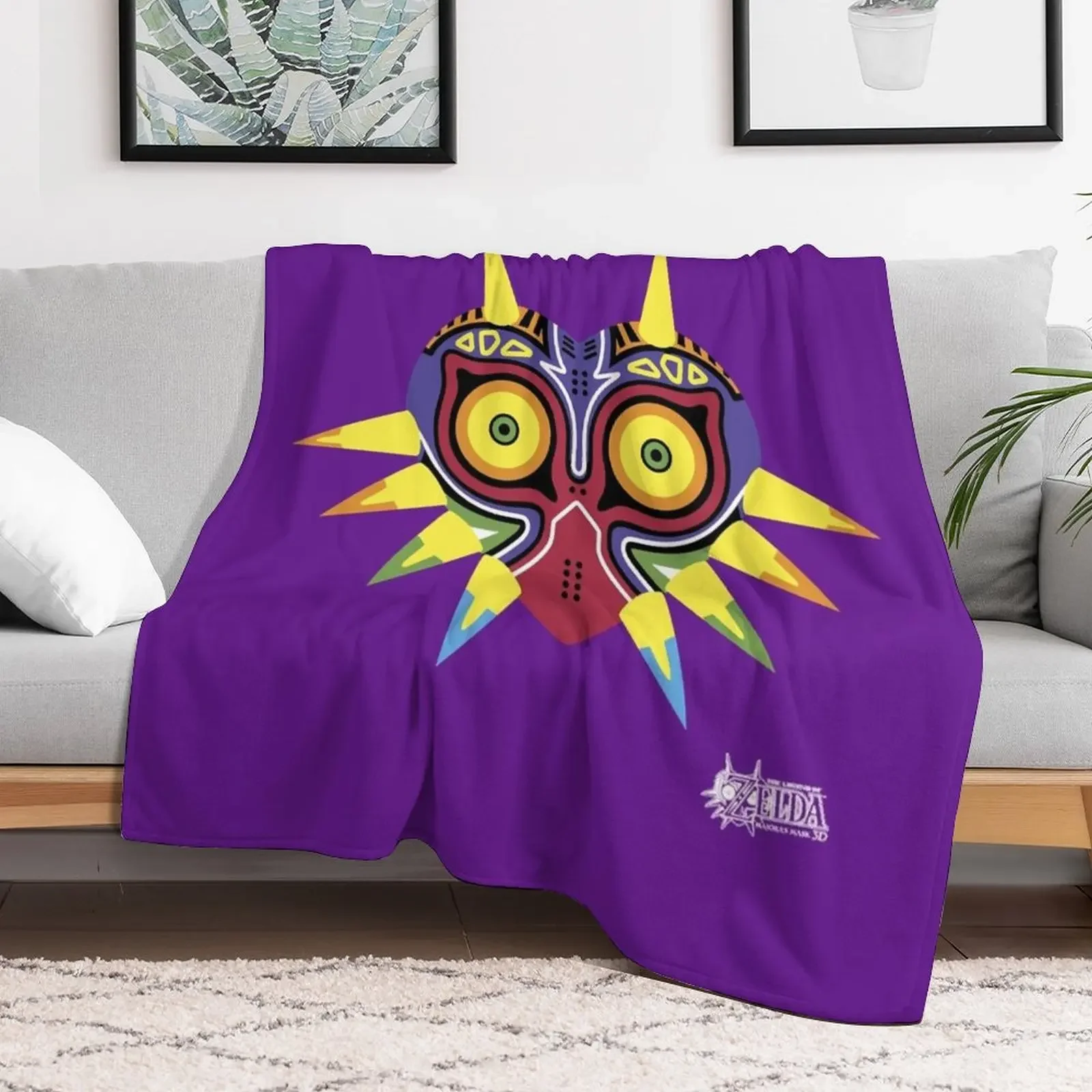 Majora's Mask Throw Blanket Baby Soft Plaid Beautifuls Blankets