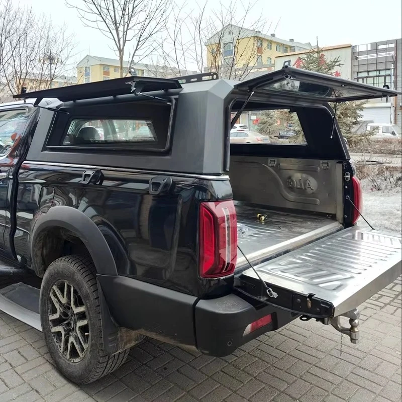 High Quality Auto Parts T9 Pickup Dedicated Waterproof Manganese Steel Hard Canopy With Built-in Storage Box 2