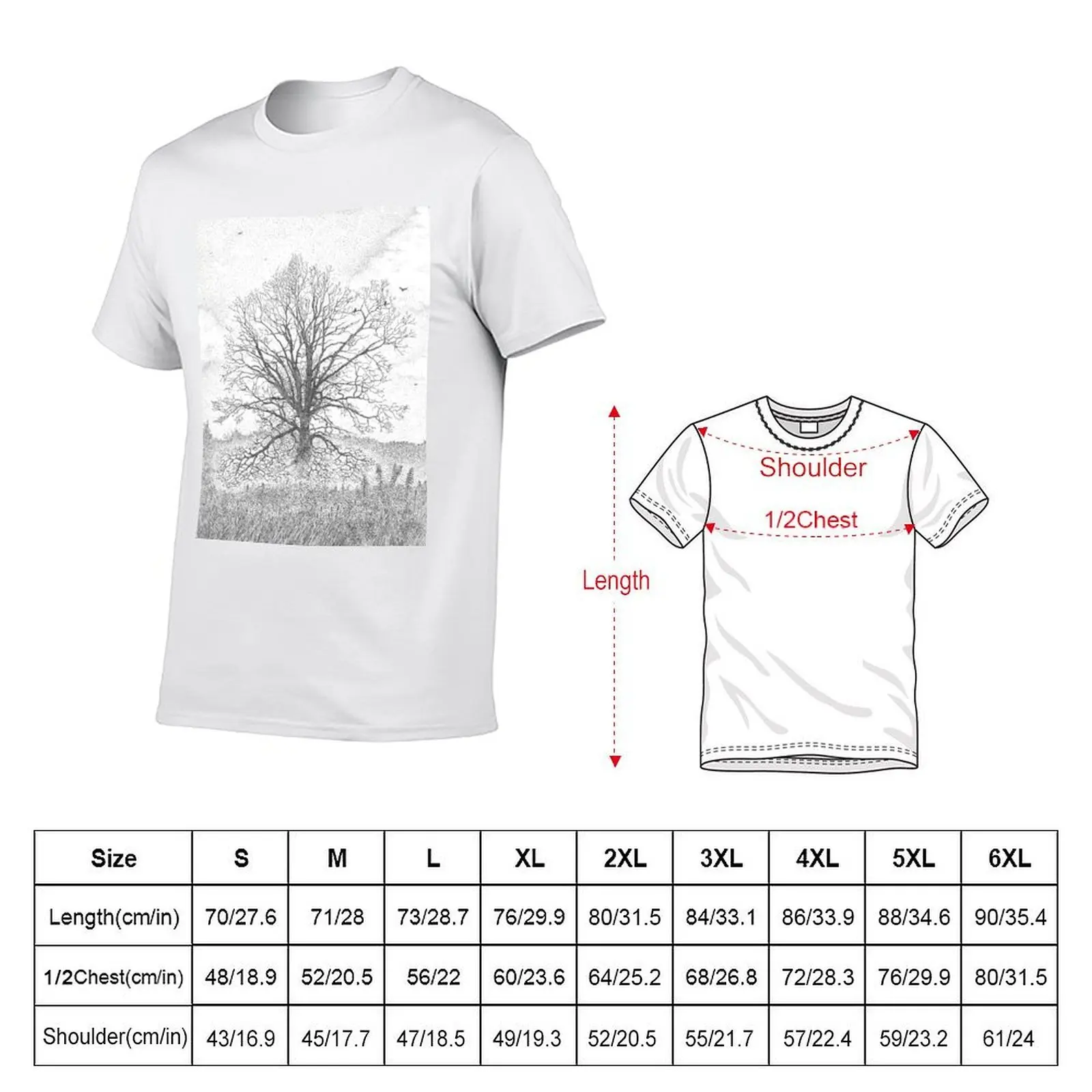 Majestic Solitude T-Shirt Breathable Sportswear T-Shirt for Men
