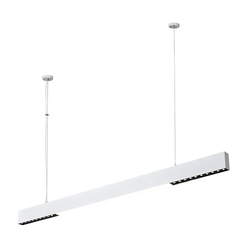 Nordic Minimalist Dining Room Pendant Light Bar Table Modern Lamp Without Main Lghts Lighting Office Strip Pendant Lamp