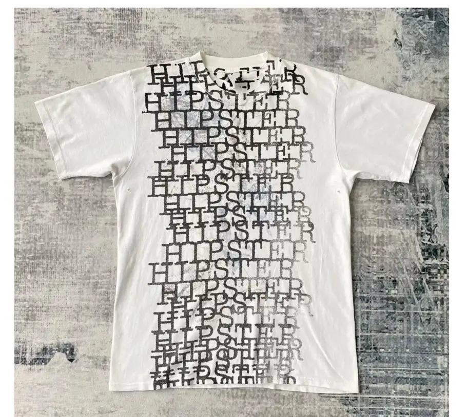 2026 Number Nine Hipster Randomly retro full printed short sleeved t-shirts TX1704