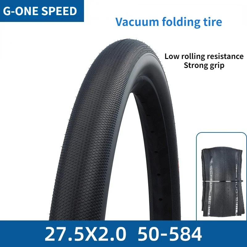 G-ONE SPEED27.5 * 2.0 Fine Toothed Mountain Vacuum Folding Smooth Head Tire 50-584