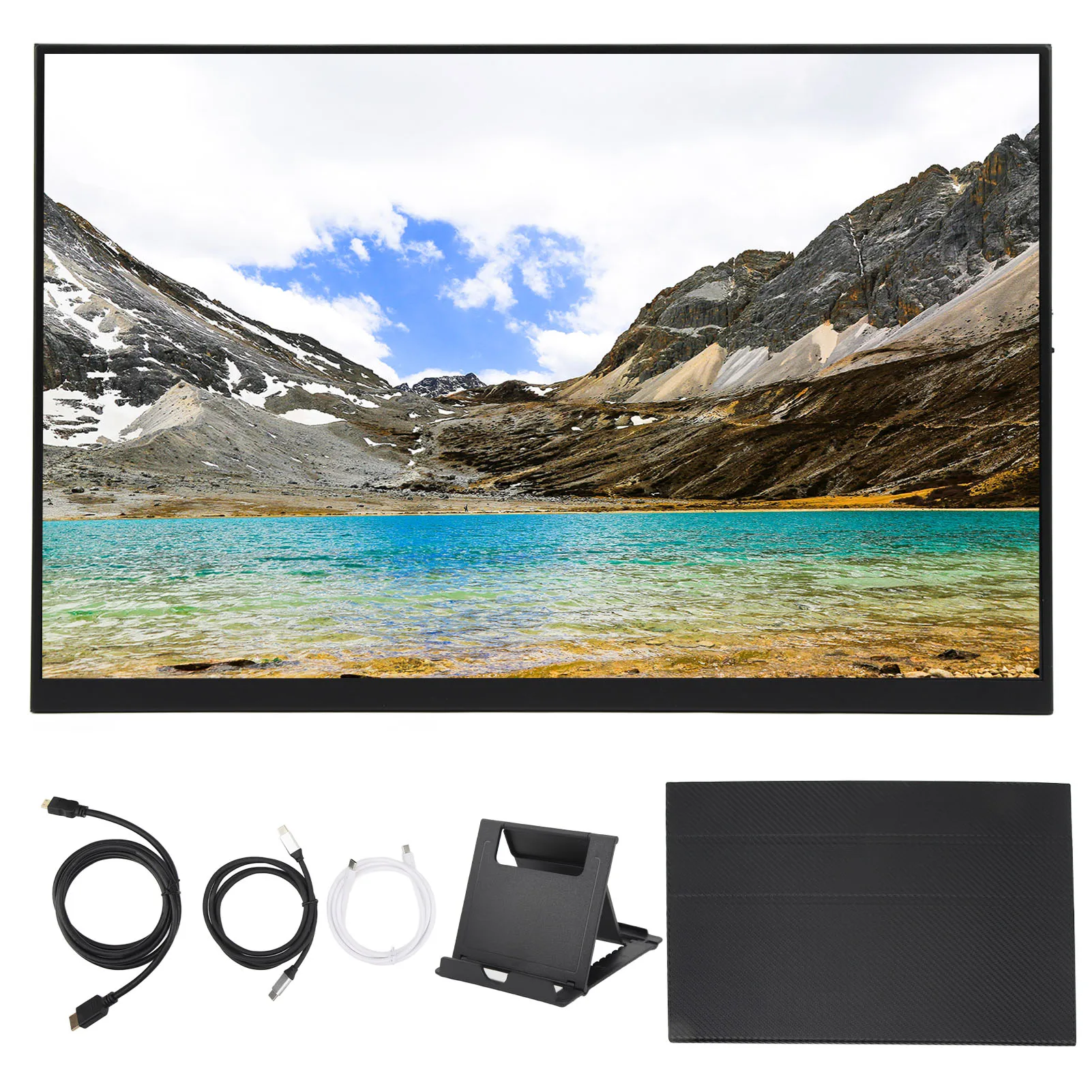 

Portable Monitor Refresh Rate 144Hz 2.5K Anti Glare Portable Monitor 18in Ultra Slim Eye Care for Laptops
