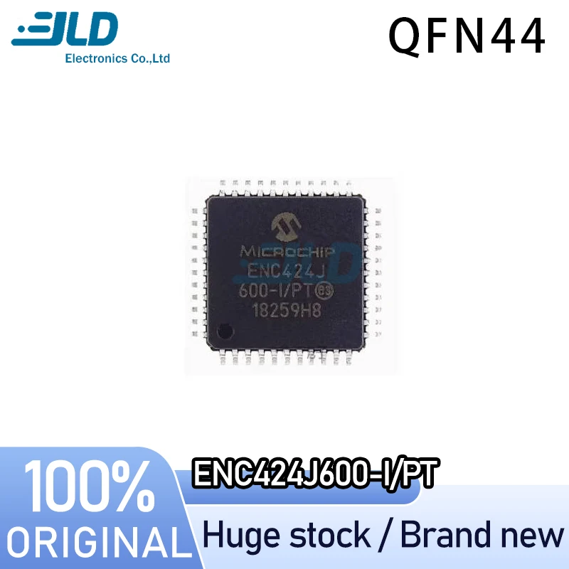(3-10piece) 100% New ENC424J600-I/PT QFN44 Chipset Professional one-stop ordering  Adequate stock Chip Electronics