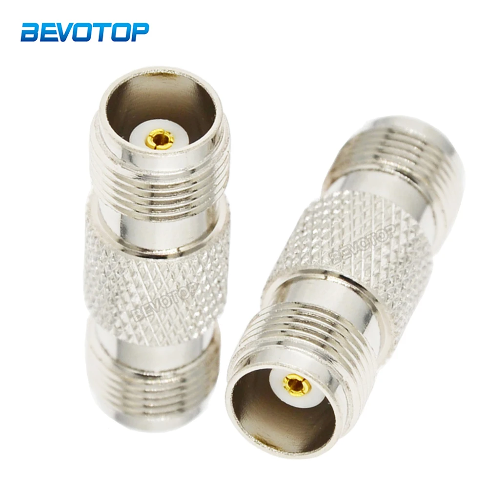 

2Pcs/Lot TNC Female to TNC Female Jack Adapter for Radio Antenna RF Coaxial Connector Adapter High Quanlity 50 Ohm