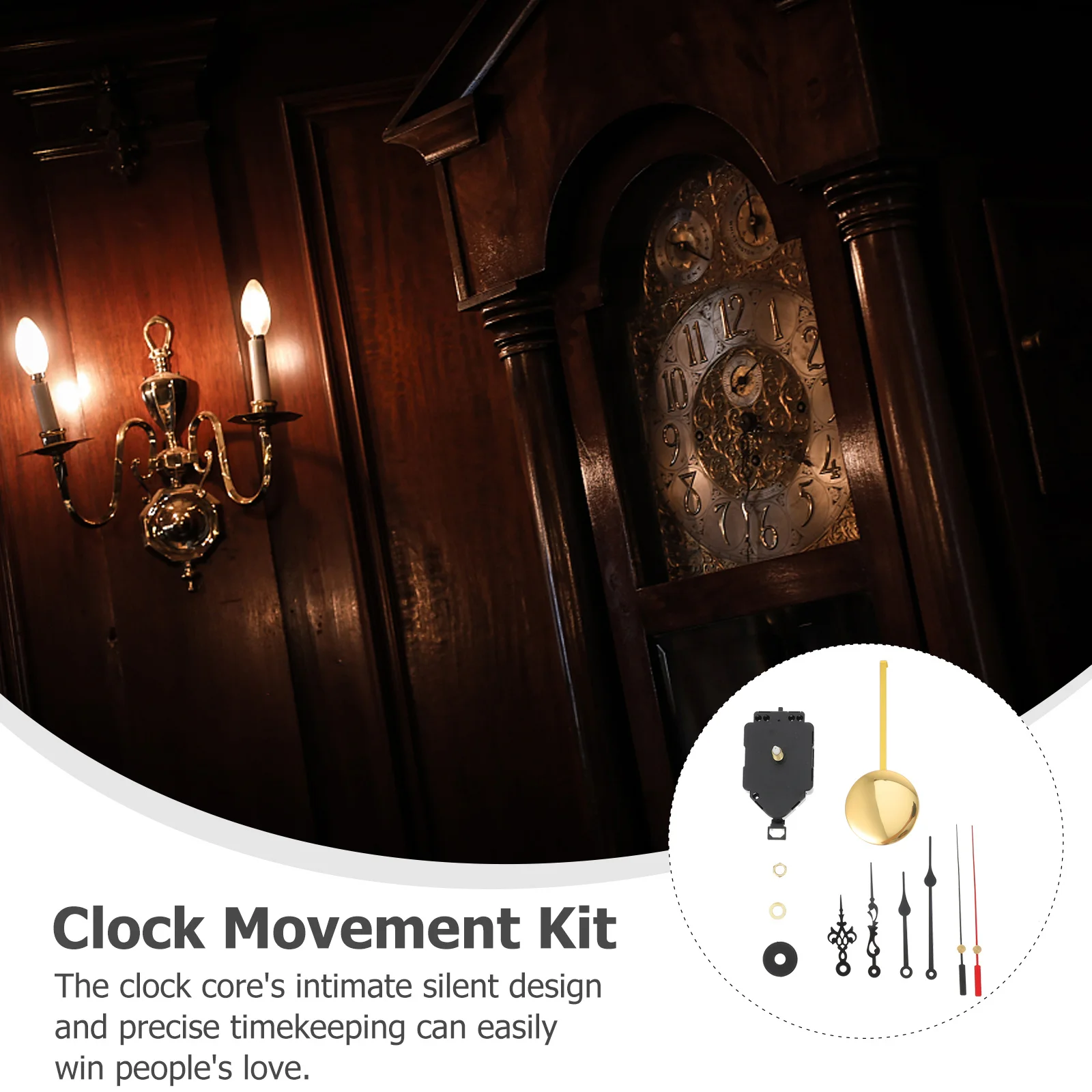 

1 set 1 Set Durable Diy Quartz Parts For Home Wall Quartz Clock Home Clock Movement Set Parts Repair Crafting Premium Mechanism