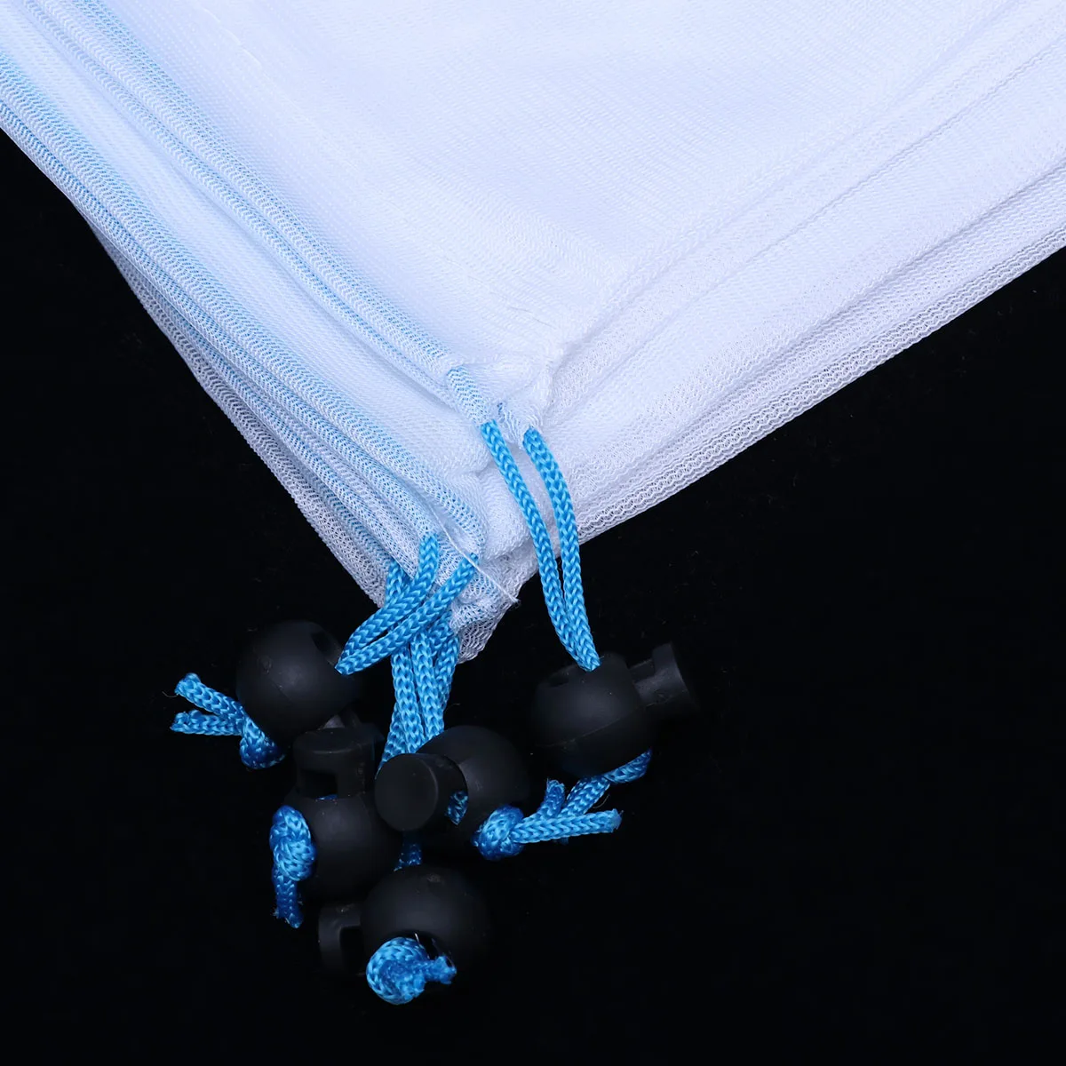 

5 Pcs Vegetable Mesh Bag Fruit Net Storage Tote Drawstring Pounch Laundry Jewelry