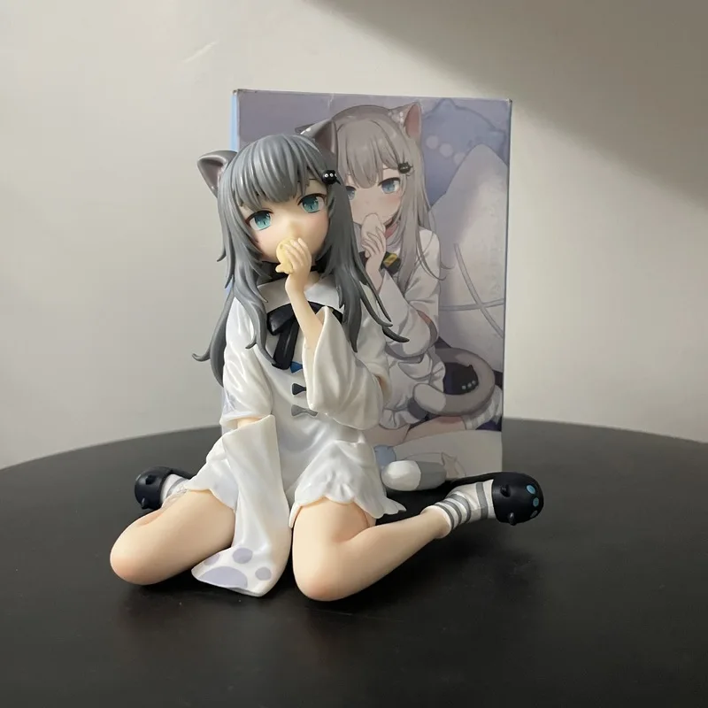 

Gw Nachoneko Аниме Фигурка Channel Hennyano Аниме Cat Girl ПВХ Фигурка Игрушка Игровая Статуя Коллекция Ko Модель Кукла Подарок