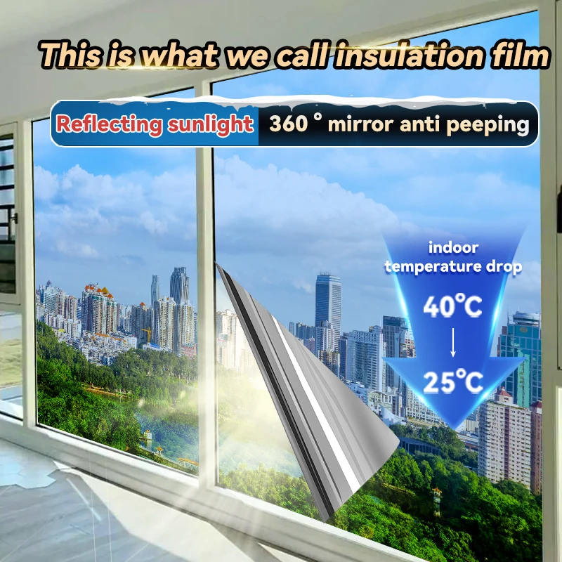 واقي من الشمس وفيلم عازل للنوافذ الزجاجية، وملصقات زجاجية منزلية للتظليل، وغرف الشمس، والشرفات للتظليل، والخصوصية