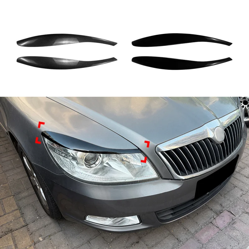

Headlight Eyebrow Sticker Octavia MK2.5 2008-2014 Car Styling Modification Decal Accessories