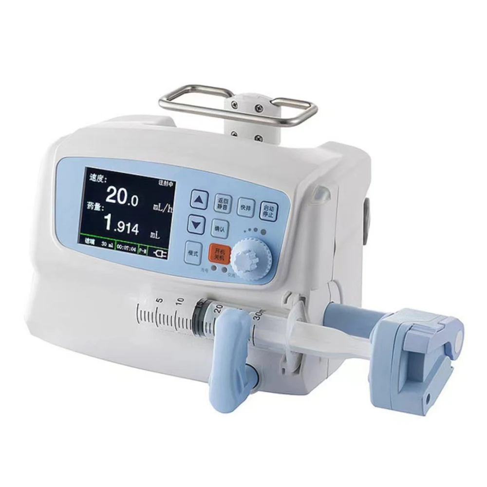 Anesthesia TCI Real Time Alarm Battery Target Control Infusion Syringe Pump