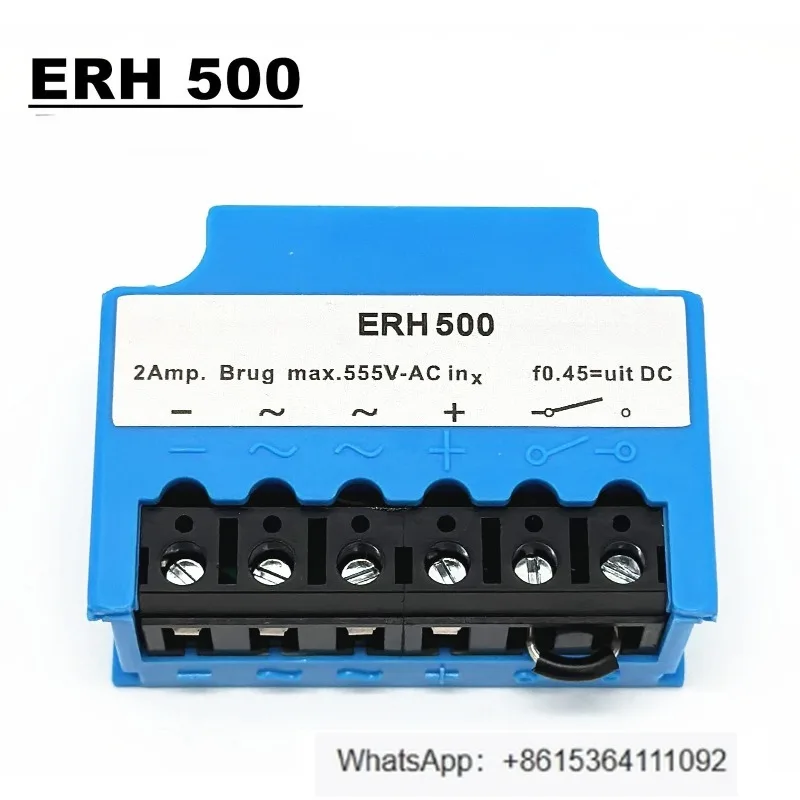 

1 шт. Модуль тормозного выпрямителя переменного тока ERH 500 2A 555V, 6-контактный