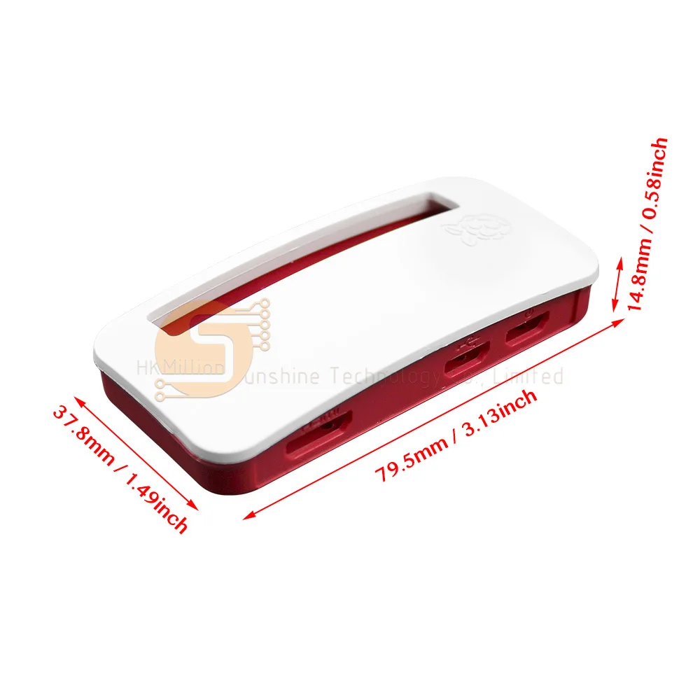 Neue Raspberry Pi Zero W offizielle Hülle RPI Zero Box Cover Shell Gehäuse Hüllen kompatibel für Raspberry Pi Zero V 1.3 Pi0
