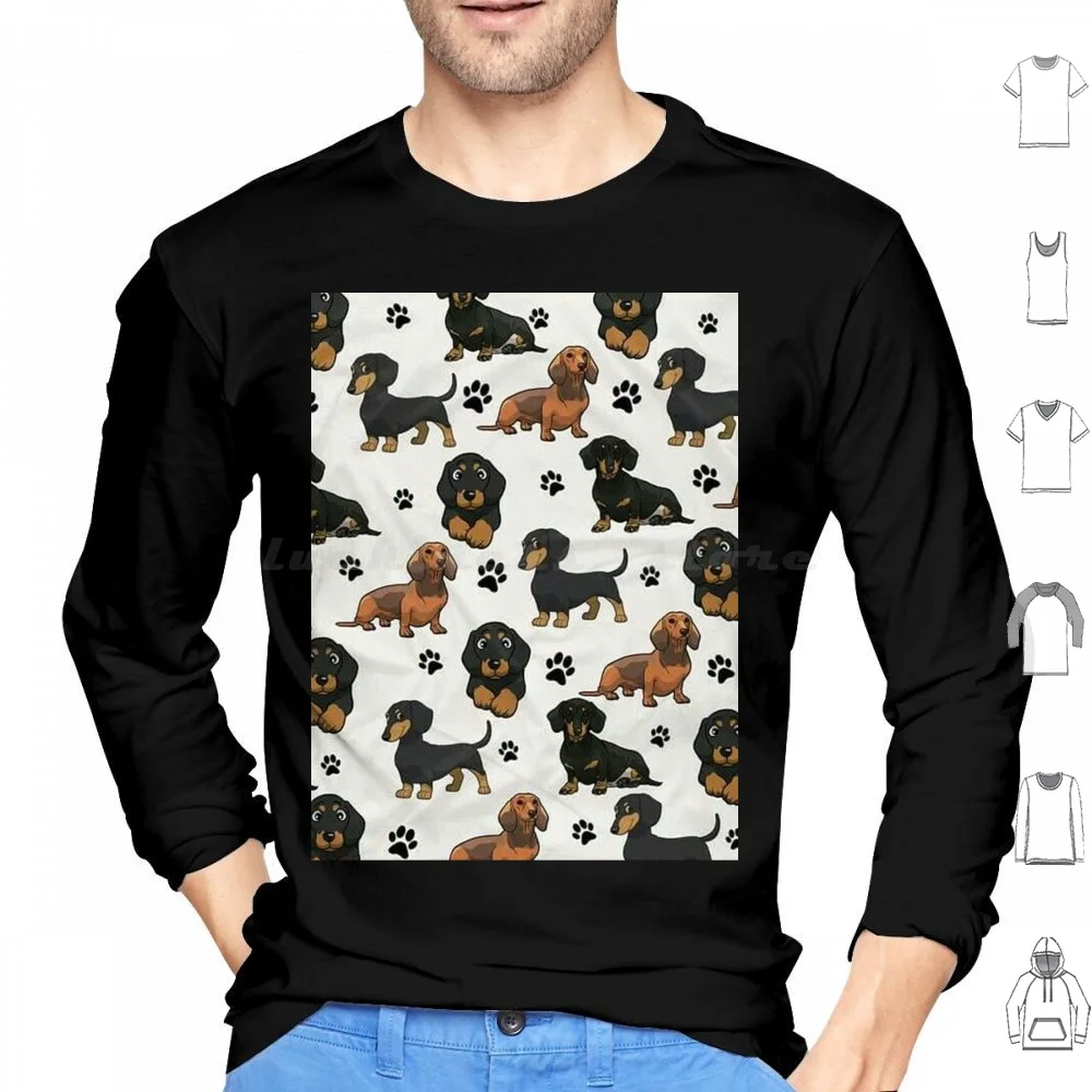 

Такса, собака, милая толстовка с героями мультфильмов, хлопковая толстовка с длинными рукавами, такса, собака, милые собаки, Doxie, домашние животные, щенок, забавные животные, домашнее животное