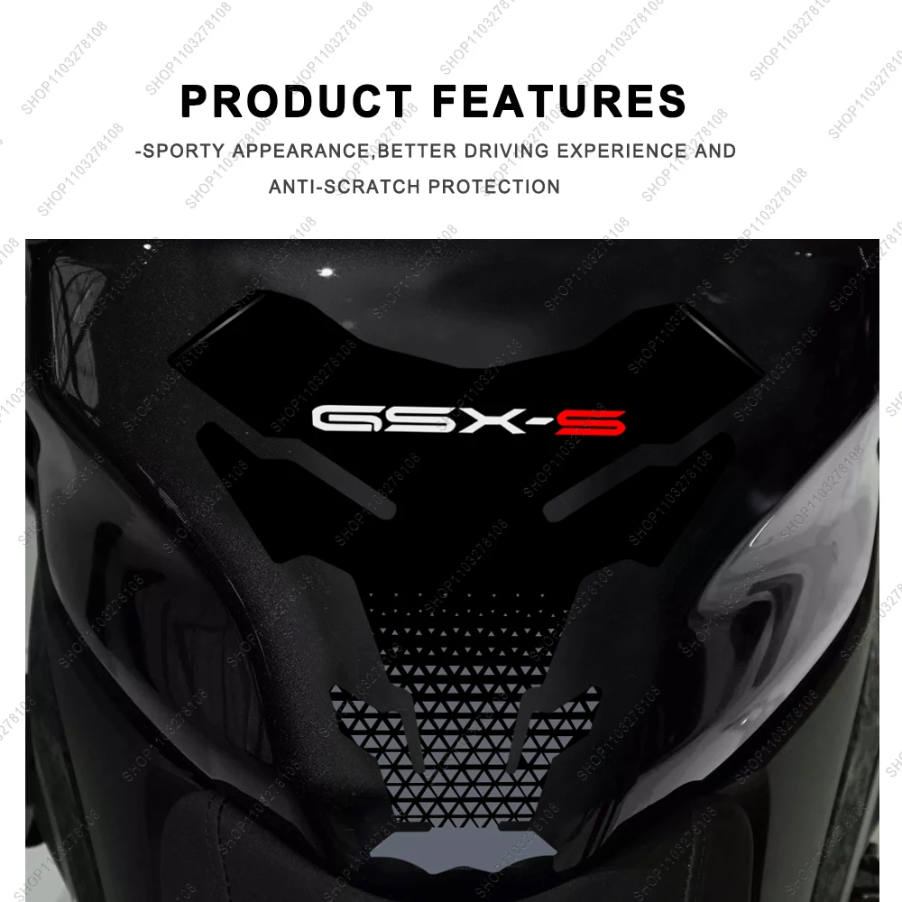 For Suzuki GSX-S 1000 GX s1000gx 2024 Motorcycle Anti slip Fuel Tank Pad Protection Sticker 3D Epoxy Resin Stickers kit