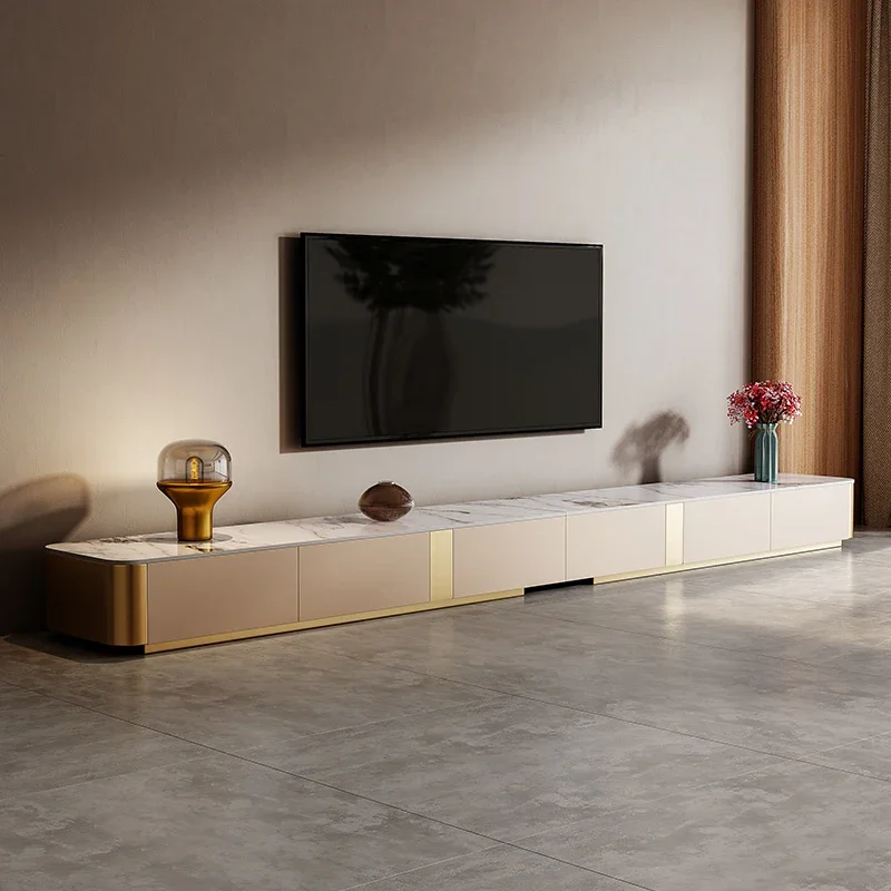 

Итальянский свет, роскошный ТВ-шкаф, современный простой развлекательный стол для хранения ТВ, гостиная, геймерская универсальная мебель Muebles