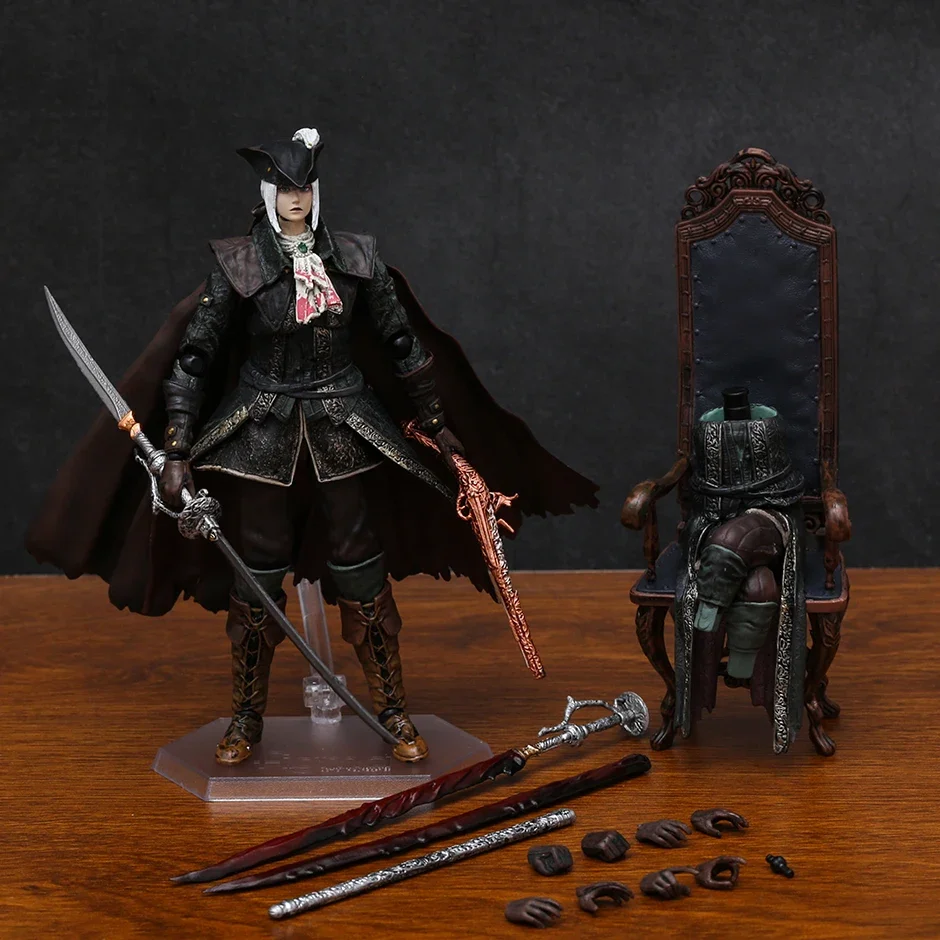 figma 536 Bloodborne The Old Hunters Edition Clock Tower Maria Action Figure Doll PVC Desktop Toy Model for Colletible