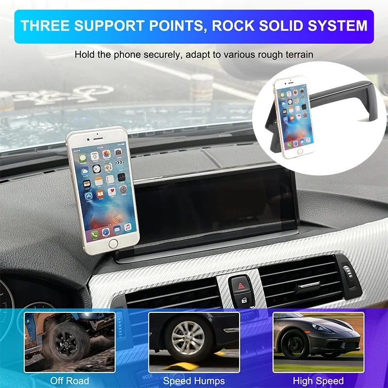 

Fit For BMW 3 Series F30 F31 2013-2019 ABS Black Car Central Control Navigation Screen Phone Holder Interior Car Accessories