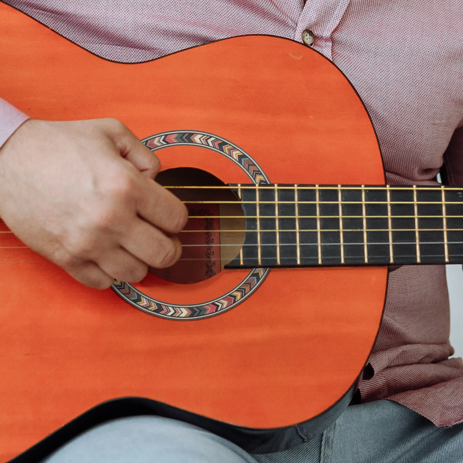 

Sticker Guitar Decoration Accessories Guitars Classical Wooden Rosette Inlay Stickers