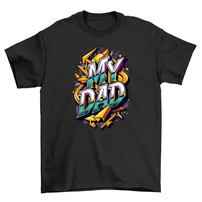 My Dad Rocks T-shirt - Funny and Heartwarming! 100% Cotton, Unisex Design. The