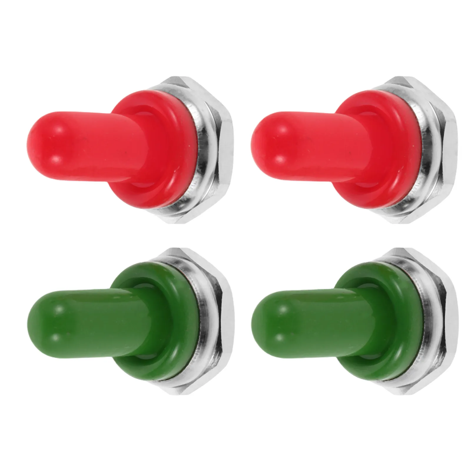 

4Pcs Waterproof Toggle Rocker Switch Cover Rubber Boot Cap Protector Dust Resistant for Electric Guitar Bass Accessories