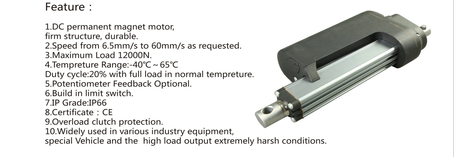 LA-G schwerer industrieller Linearantrieb